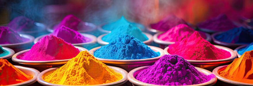 La poudre Holi