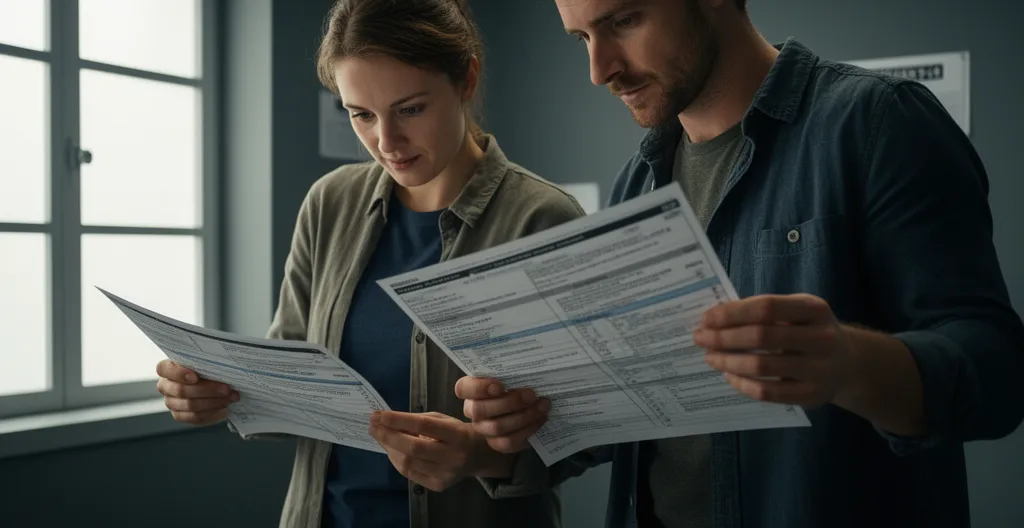 Deux collègues confrontent leurs indices lors d'une murder party team building